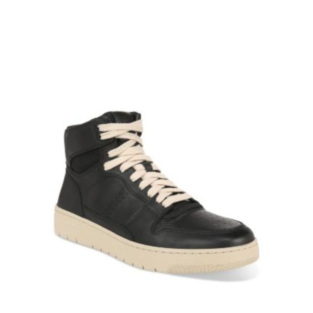 VINCE. Womens Black Logo Accents Mason Round Toe Platform Sneakers Shoes 8.5 M